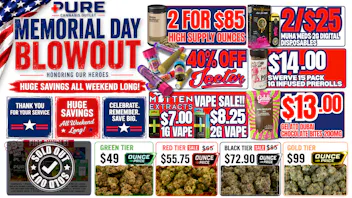 Pure Cannabis Outlet - Monroe 🇺🇸HAPPY MEMORIAL DAY🇺🇸40% OFF ALL JEETERS🇺🇸