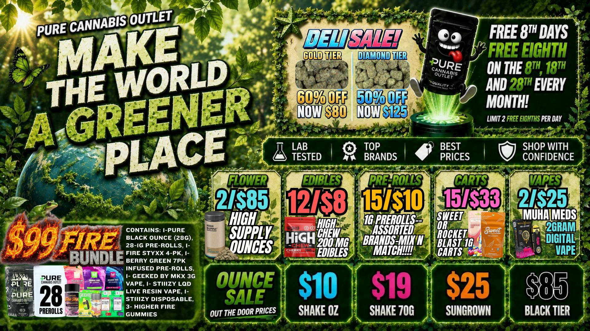 Pure Cannabis Outlet - New Baltimore 🔥$99 FIRE BUNDLE🔥☁️$55 CRESCO OUNCE☁️