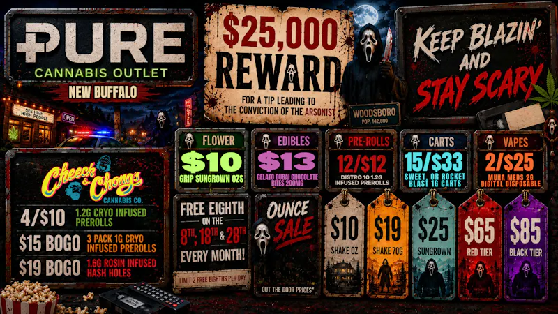 Pure Cannabis Outlet - New Buffalo 🍃🔪CHEECH & CHONG'S SALE🔪4/$10 1.2G CRYO INFUSED