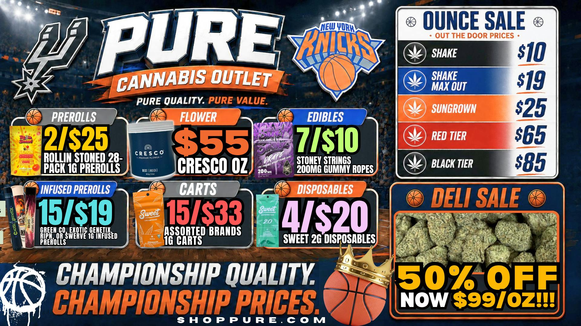 Pure Cannabis Outlet - Oxford 🍃DELI FLOWER SALE🍃💚$55 CRESCO OZ🍃