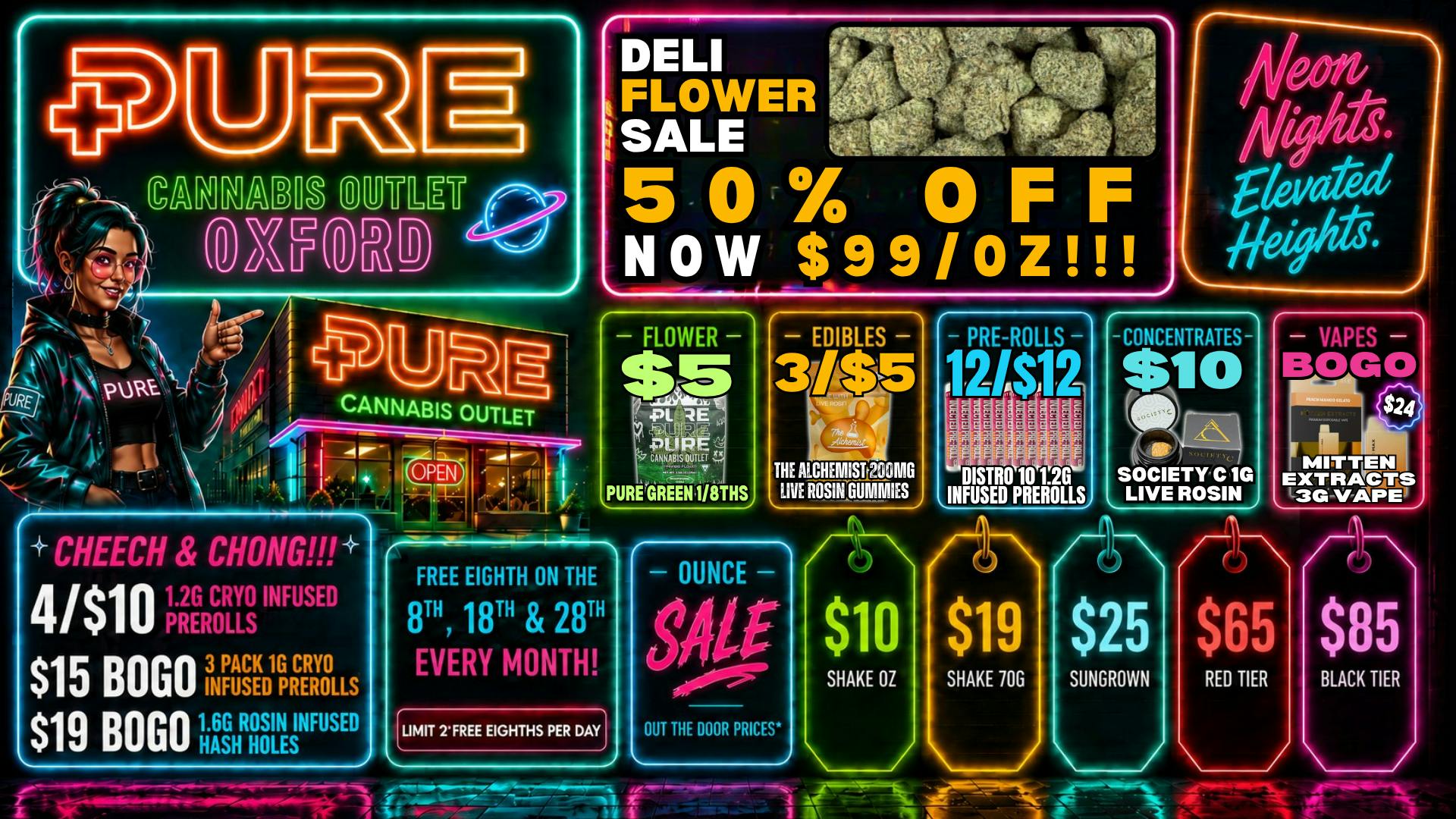 Pure Cannabis Outlet - Oxford 🎆✨ BOGO $24 MITTEN EXTRACTS 3G VAPE🎆✨