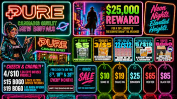 Pure Cannabis Outlet - New Buffalo 🎆✨ BOGO $24 MITTEN EXTRACTS 3G VAPE🎆✨