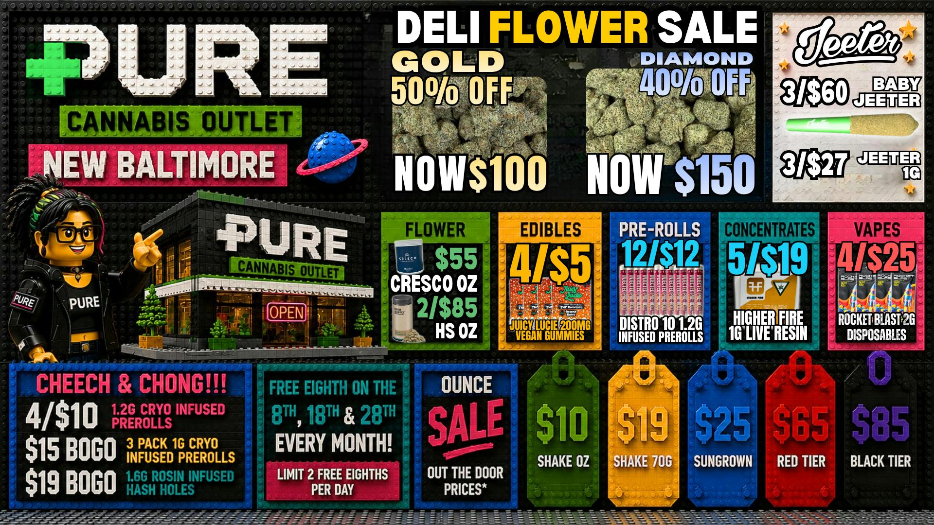 Pure Cannabis Outlet - New Baltimore 🧩CHEECH AND CHONG SALE!!!🧩JEETER SALE!!!🧩