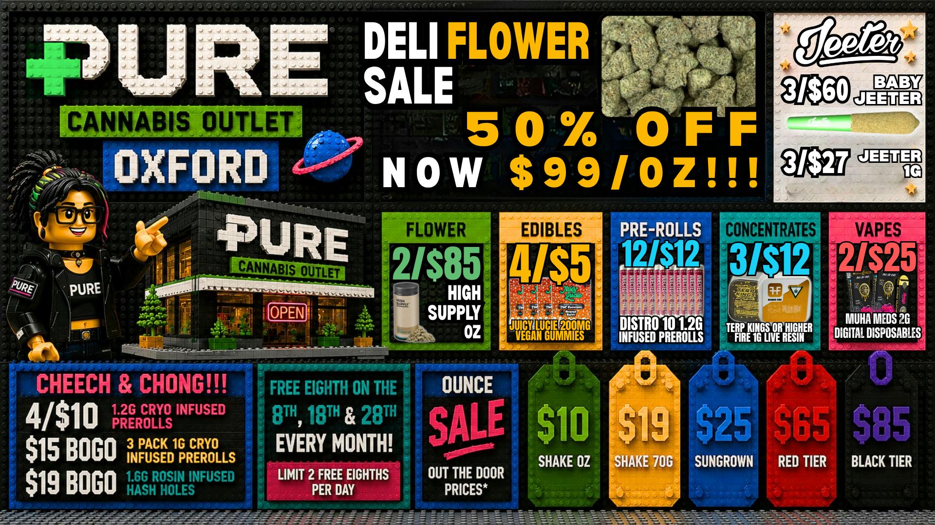 Pure Cannabis Outlet - Oxford 🧩CHEECH AND CHONG SALE!!!🧩JEETER SALE!!!🧩