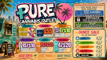 Pure Cannabis Outlet - New Buffalo ⭐️NOW SERVING DELI FLOWER 🍃 BABY JEETERS 3/$60🌴