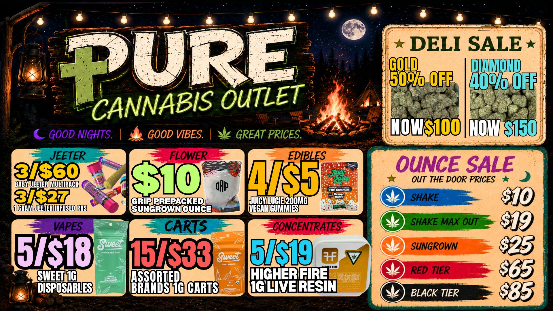 PURE St.Clair - Delivery JEETER SALE🔥3/$27 1G JEETERS🔥3/$60 BABY JEETERS