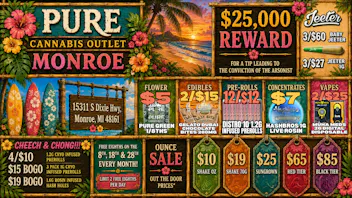 Pure Cannabis Outlet - Monroe 🌴BOGO CHEECH & CHONG SALES🌴 3/$27 1G JEETER🌴