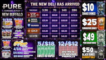 Pure Cannabis Outlet - New Buffalo 🌿 THE NEW DELI HAS ARRIVED + JEETER SALE 🔥