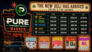 Pure Cannabis Outlet - Warren 60% OFF ALL JEETERS 🍿 NOW SHOWING: MASSIVE SAVING