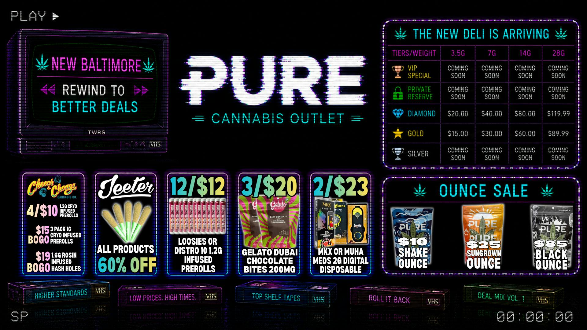 PURE St.Clair - Delivery 60% OFF ALL JEETERS🌿 LOW PRICES. HIGH TIMES.