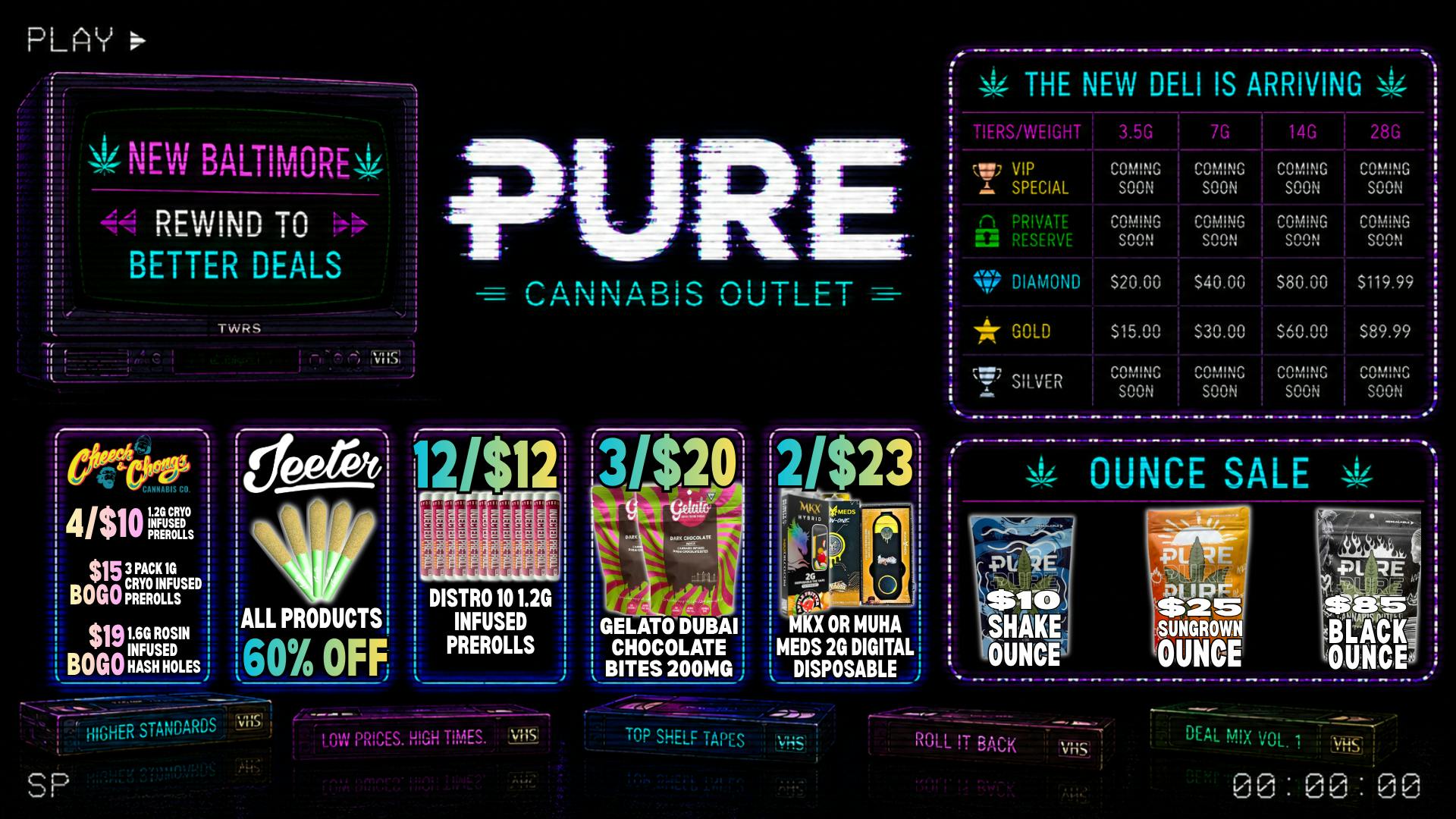 PURE St.Clair - Delivery 60% OFF ALL JEETERS🌿 LOW PRICES. HIGH TIMES.
