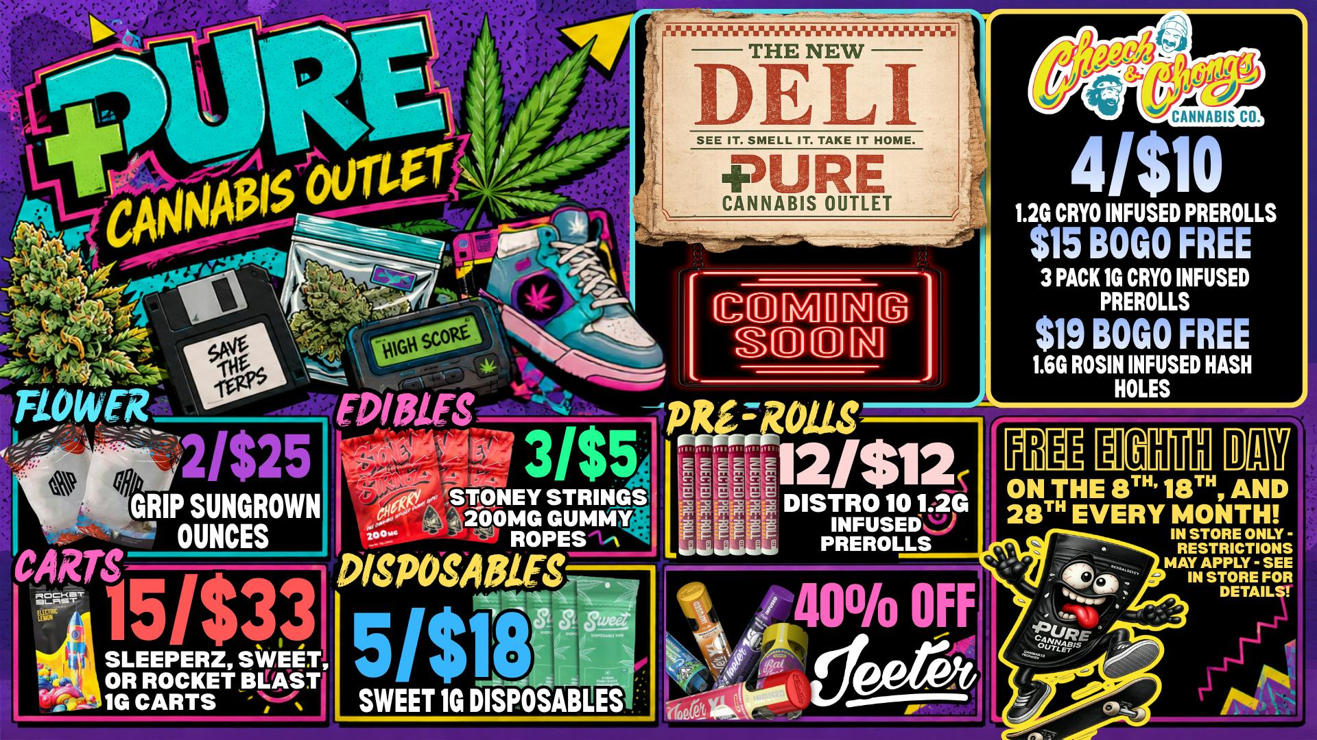 Pure Cannabis Outlet - Monroe 🔥 40% OFF ALL JEETER AT PURE MONROE!
