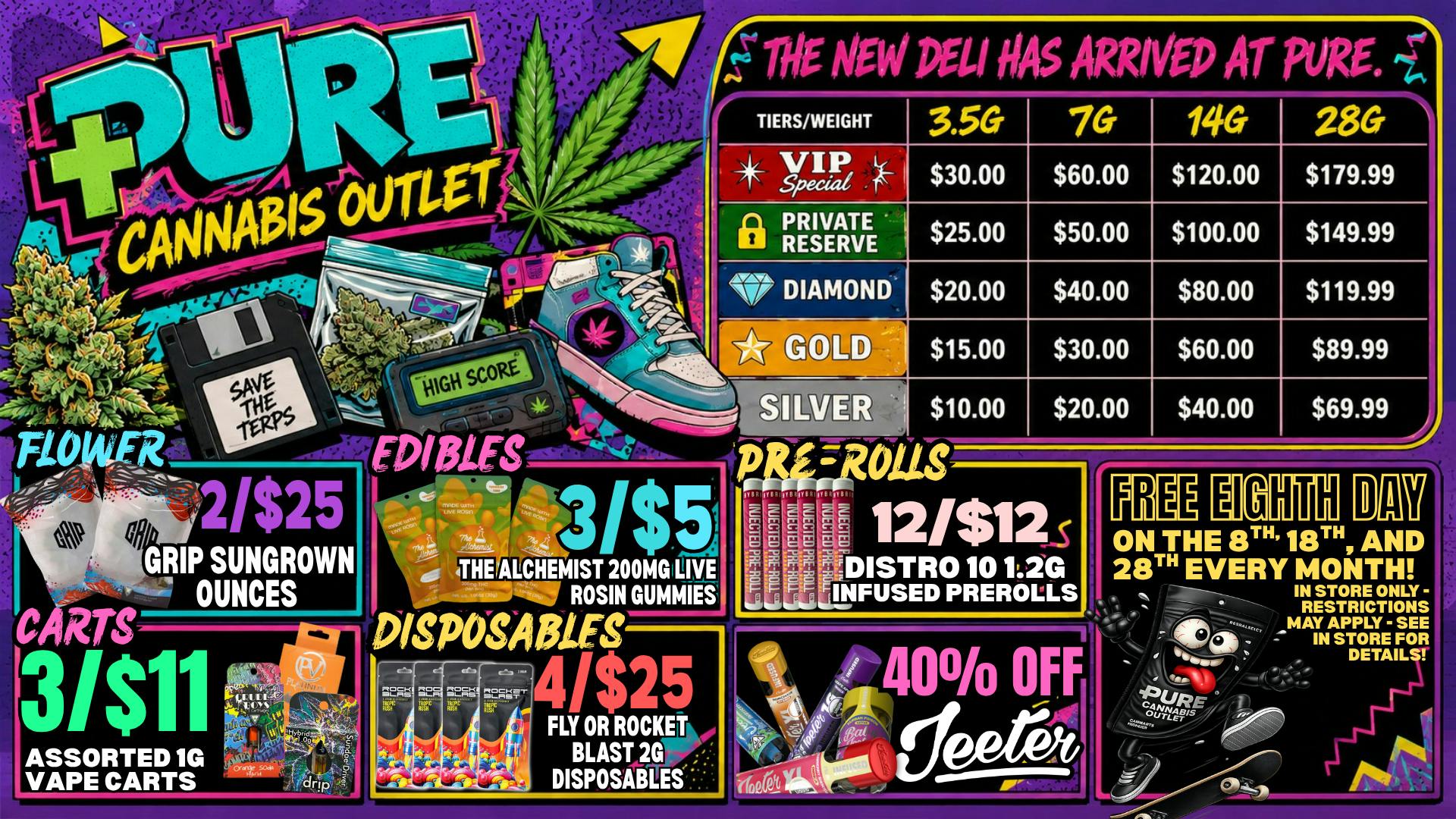 Pure Cannabis Outlet - Warren 🔥 40% OFF ALL JEETER AT PURE WARREN!
