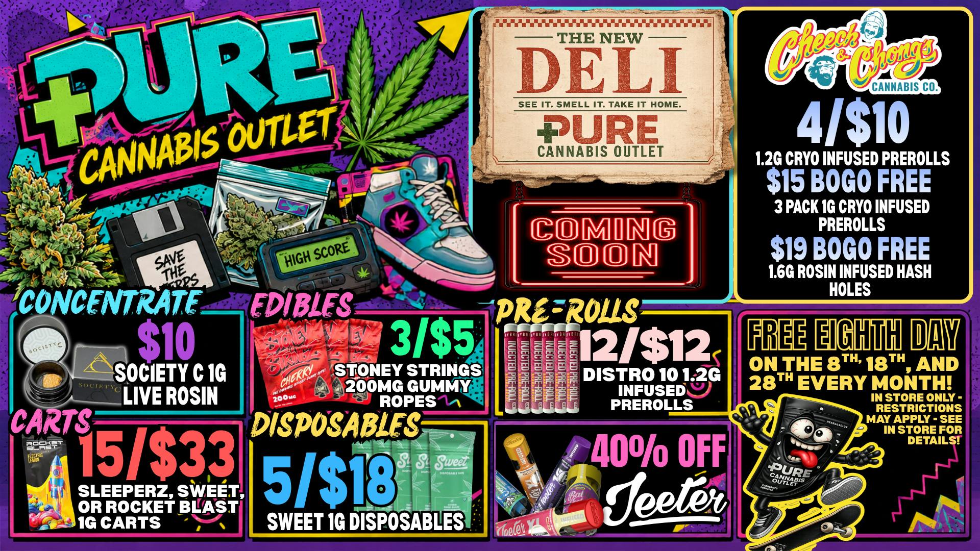 Pure Cannabis Outlet - Monroe 🔥 40% OFF ALL JEETER AT PURE MONROE!
