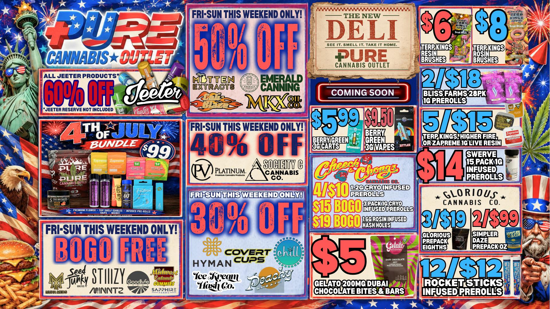 Pure Cannabis Outlet - Monroe $99 BUNDLE 🇺🇸 BOGO SEED JUNKY & MUHA MEDS 🇺🇸