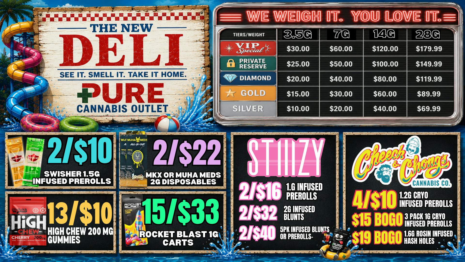 Pure Cannabis Outlet - New Baltimore 🌊 STIIIZY DEALS + 15/$33 CARTS | NEW DELI IS HERE