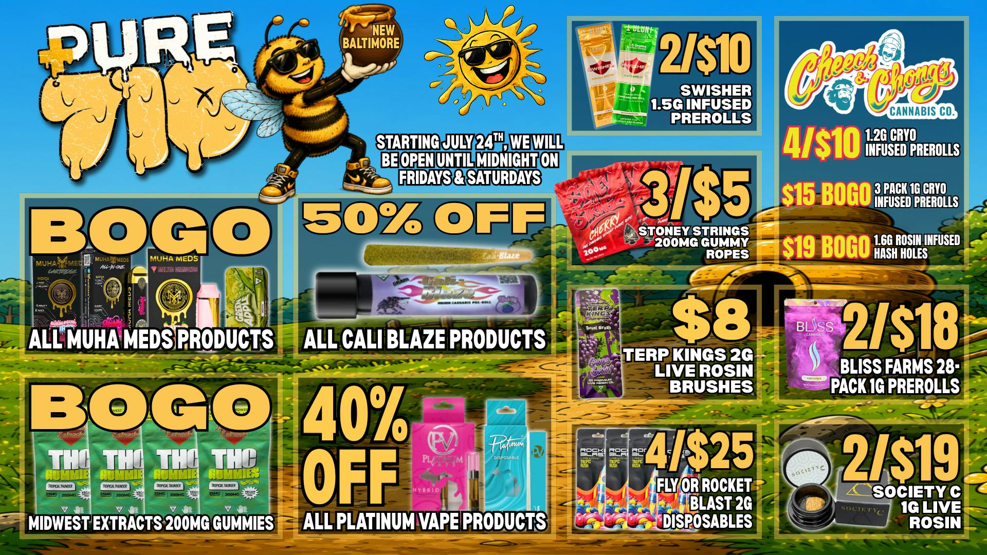 Pure Cannabis Outlet - New Baltimore 🔥 710 DAY! BOGO MUHA MEDS IS HERE