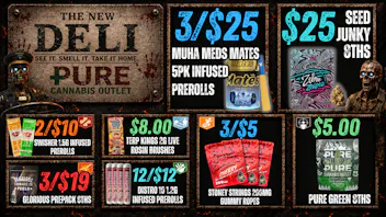 Pure Cannabis Outlet - New Buffalo 3/$25 MUHAMEDS MATES 💀 DON'T BECOME ZOMBIE BAIT