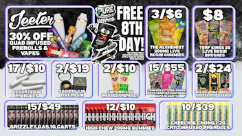 Pure Cannabis Outlet - Monroe ❤️‍🔥 15/$49 GRIZZLEY GAS 1G CARTS ⭐️