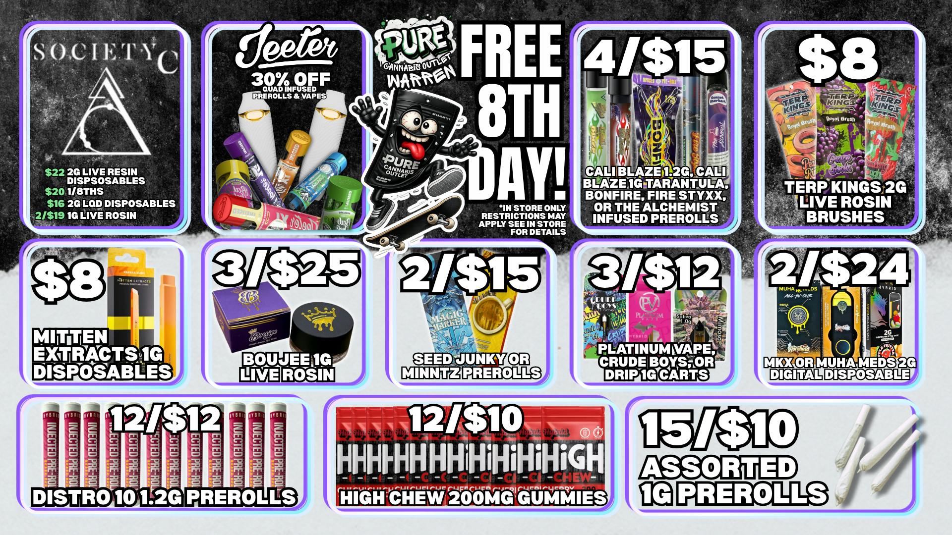 Pure Cannabis Outlet - Warren ⭐️OPEN UNTIL MIDNIGHT EVERY FRIDAY & SATURDAY⭐️