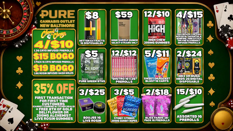 PURE St.Clair - Delivery 3/$25 BOUJEE LIVE ROSIN🌸 2/$18 BLISS FARMS 28PK