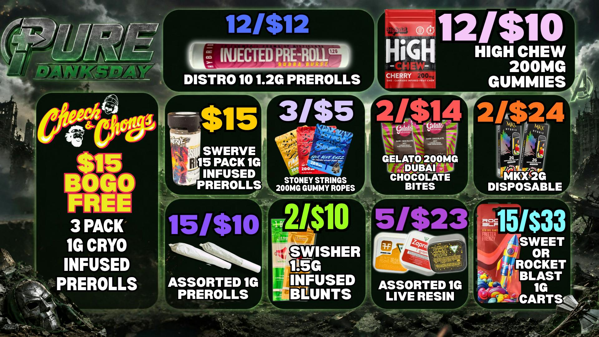 Pure Cannabis Outlet - New Buffalo 2/$24 MKX 2G VAPES 🍫 2/$14 GELATO DUBAI CHOCOLATE
