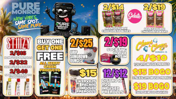 Pure Cannabis Outlet - Monroe 🍓 BOGO FREE BERRY GREEN + STIIIZY DEALS!