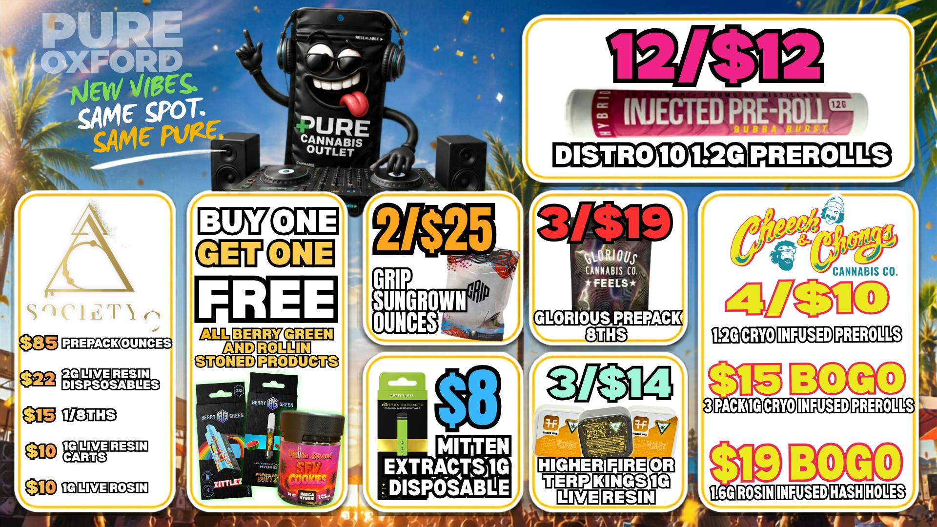 Pure Cannabis Outlet - Oxford 🍓 BOGO FREE BERRY GREEN + ROLLIN STONED!