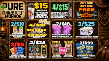 Pure Cannabis Outlet - Monroe 🔥 BOGO BERRY GREEN + 4/$10 CHEECH & CHONG