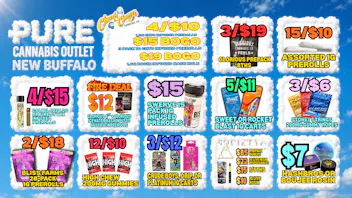 Pure Cannabis Outlet - New Buffalo 🌿 3/$19 FEELS BY GLORIOUS CANNABIS EIGHTHS