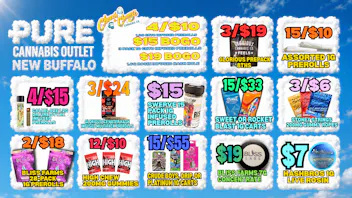 Pure Cannabis Outlet - New Buffalo 🌿 3/$19 FEELS BY GLORIOUS CANNABIS EIGHTHS