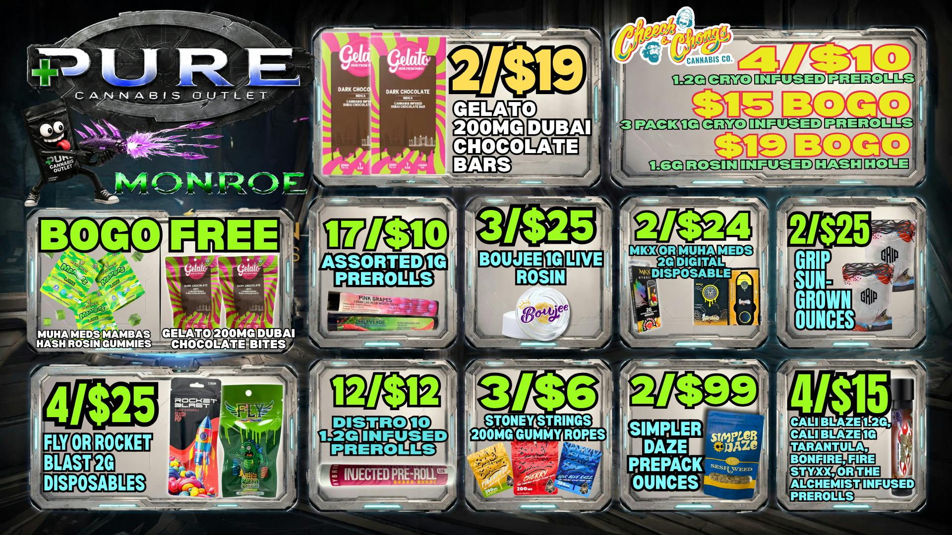 Pure Cannabis Outlet - Monroe 💥 2/$99 SIMPLER DAZE PREPACK OUNCES 💥