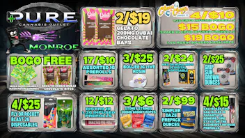 Pure Cannabis Outlet - Monroe 💥 2/$99 SIMPLER DAZE PREPACK OUNCES 💥