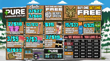 Pure Cannabis Outlet - New Buffalo 🔥 BOGO MUHA MEDS + BOGO BERRY GREEN!