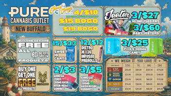 Pure Cannabis Outlet - New Buffalo 🔥 BOGO BRANDS + 3/$27 JEETERS!