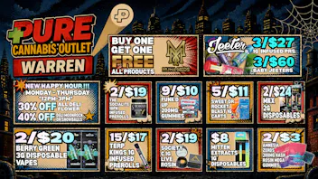 Pure Cannabis Outlet - Warren BOGO FREE ALL MUHA MEDS 🕸️ WEB UP THE BEST DEALS