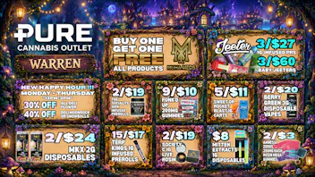 Pure Cannabis Outlet - Warren NEW HAPPY HOUR MON–THURS 12-3PM 🌸BOGO FREE MUHA M