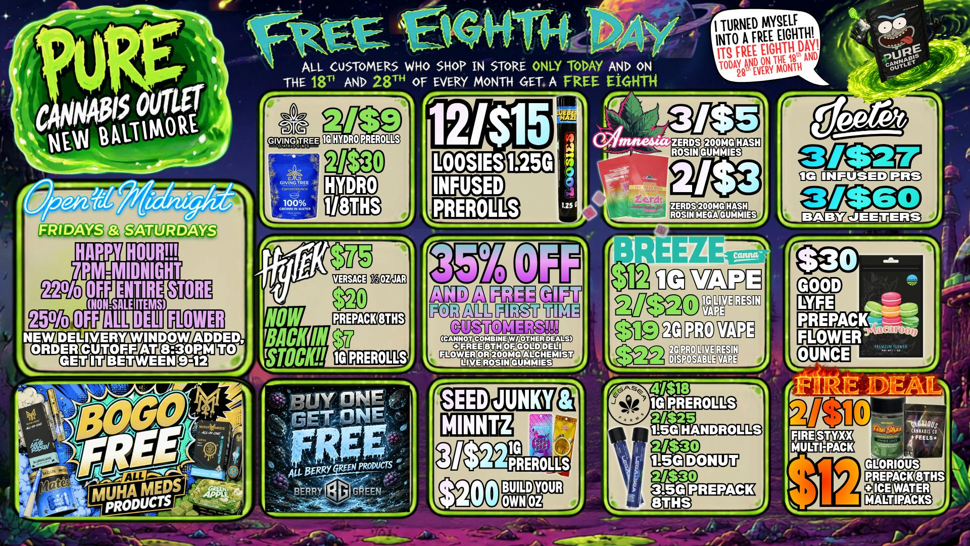 Pure Cannabis Outlet - New Baltimore 🔥 FREE EIGHTH DAY + DOUBLE BOGO!