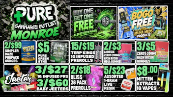 Pure Cannabis Outlet - Monroe 🔥 BOGO FREE BERRY GREEN + MUHA MEDS!