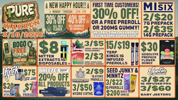 Pure Cannabis Outlet - Warren 🔥 NEW HAPPY HOUR 12-3PM! 30%-40% OFF DELI 🍃