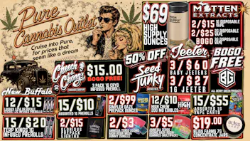 Pure Cannabis Outlet - New Buffalo 🏁 ROLL INTO THE WEEKEND WITH PURE! 🚘🔥