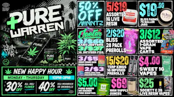 Pure Cannabis Outlet - Warren 🔥 NEW HAPPY HOUR! 40% OFF INFUSED DELI 🔥