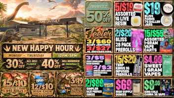 Pure Cannabis Outlet - New Buffalo 🦖 HAPPY HOUR HITS DIFFERENT AT PURE 🦖