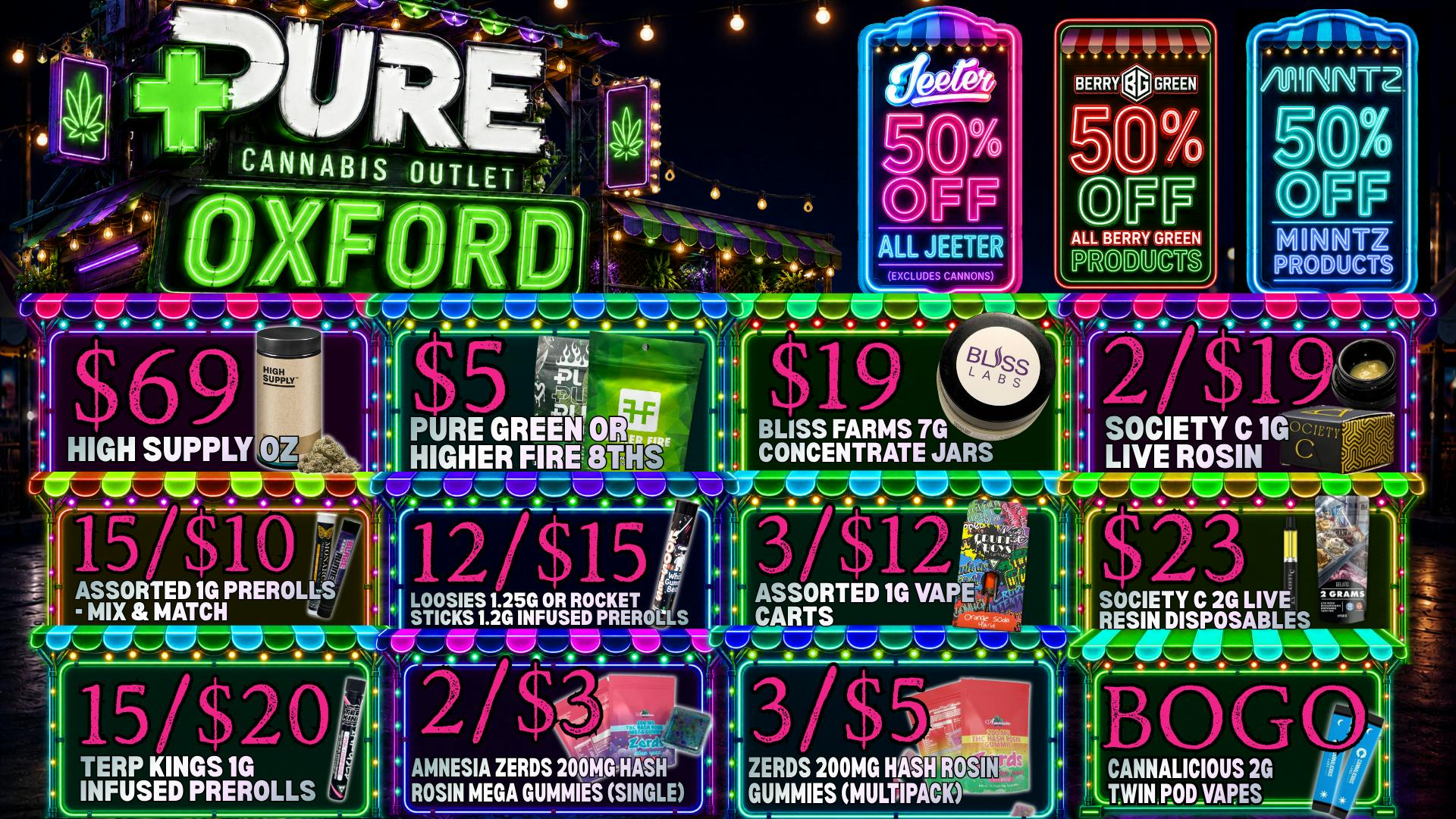 Pure Cannabis Outlet Delivery 🔥 YOUR WEEKEND STARTS AT PURE 🔥