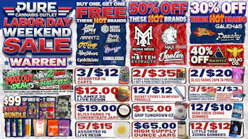 Pure Cannabis Outlet - Warren 🔥 LABOR DAY BOGO + UP TO 50% OFF! 🇺🇸