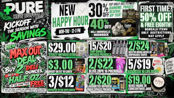 Pure Cannabis Outlet - New Buffalo 🏈 KICKOFF SAVINGS + HUGE HAPPY HOUR DEALS!