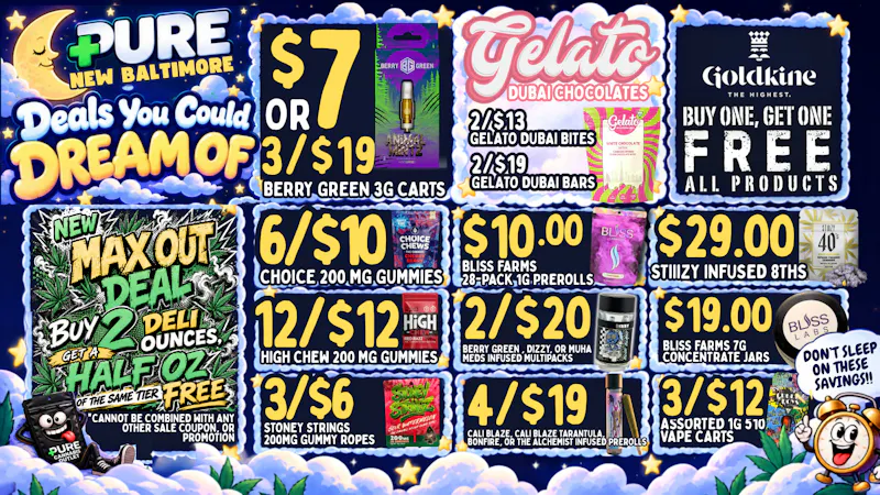 PURE Macomb - Delivery 🌙 DEALS YOU COULD DREAM OF + MAX OUT DELI 🌙