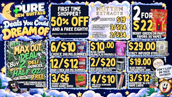 Pure Cannabis Outlet - New Buffalo 🔥 $19 MITTEN 2G VAPES + 50% OFF FIRST VISIT!