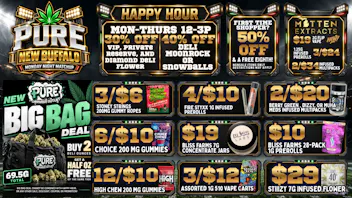 Pure Cannabis Outlet - New Buffalo 🏈 30% OFF TOP TIER DELI | HAPPY HOUR 12–3PM