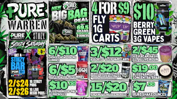 Pure Cannabis Outlet - Warren 🔥 $7 SHAKE OZ + STIIIZY SATURDAY! 🔥